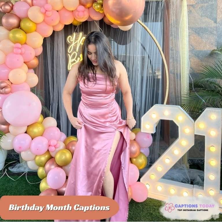 Birthday Month Captions