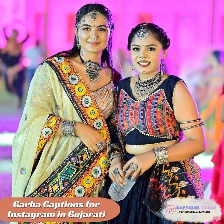 Garba Captions for Instagram in Gujarati