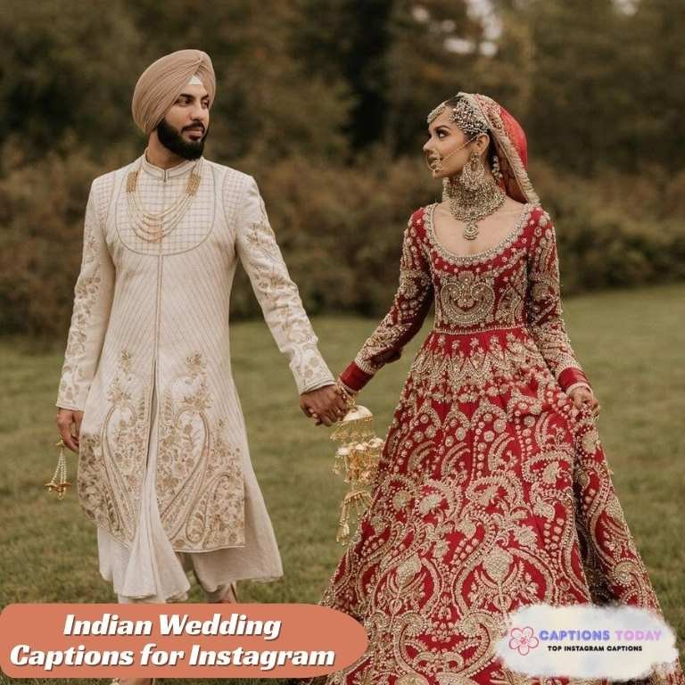 Indian Wedding Captions for Instagram