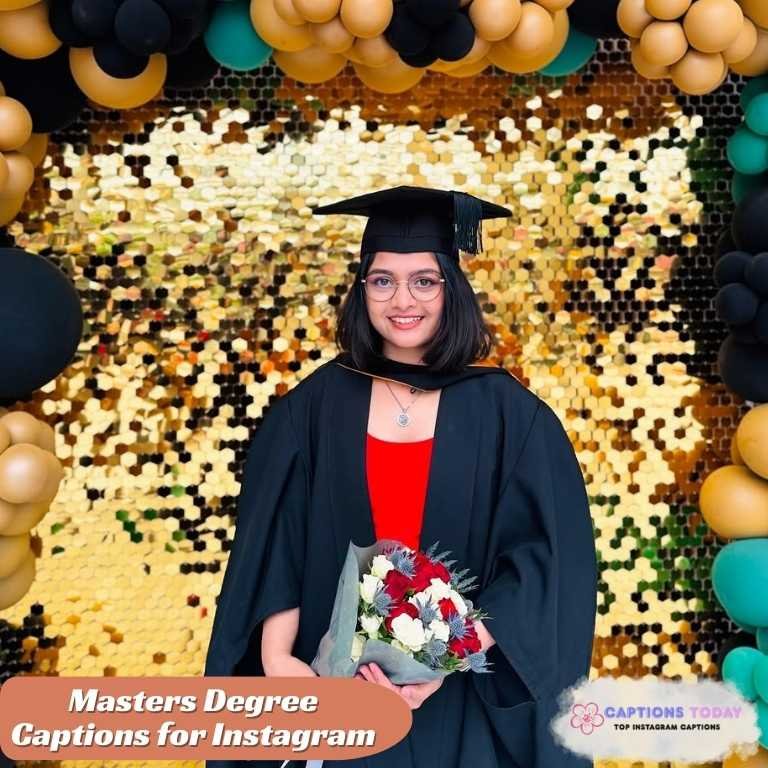 Masters Degree Captions for Instagram