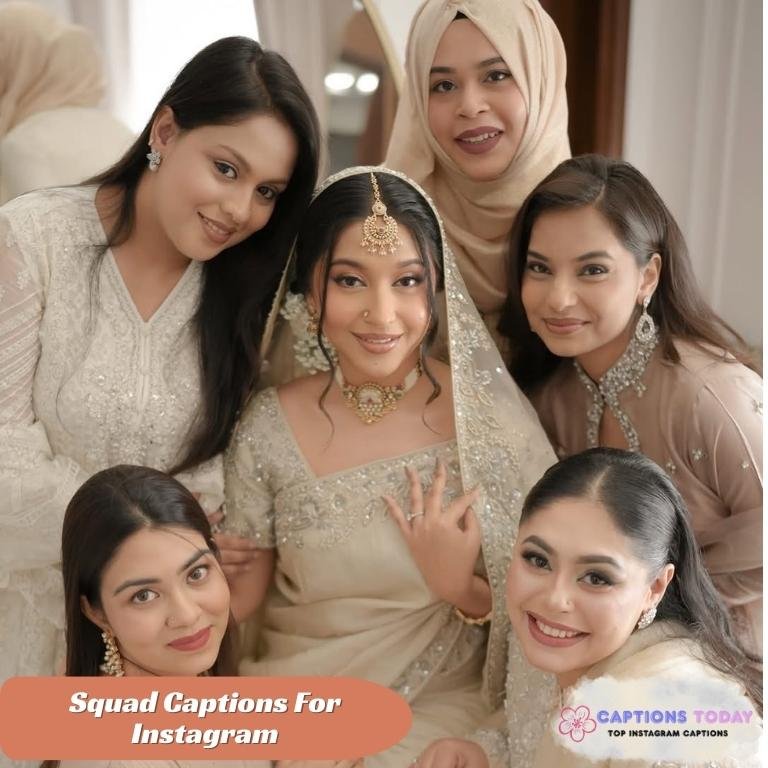 Squad Captions For Instagram