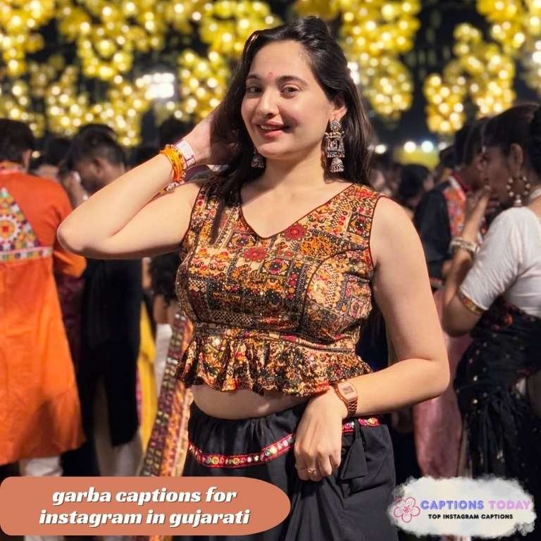 garba captions for instagram in gujarati​