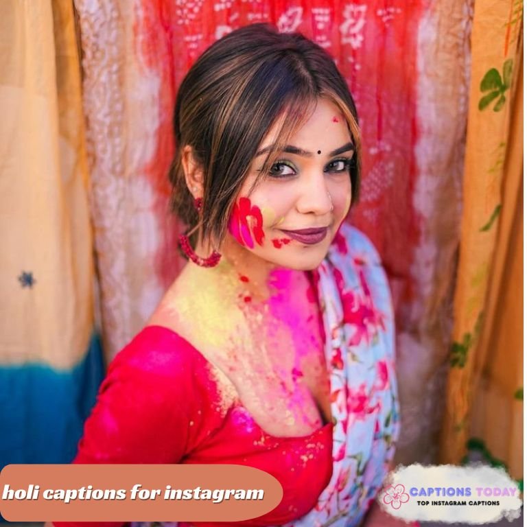 holi captions for instagram