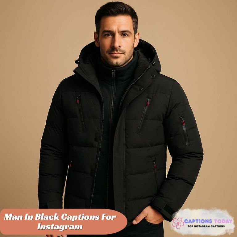 Man In Black Captions For Instagram
