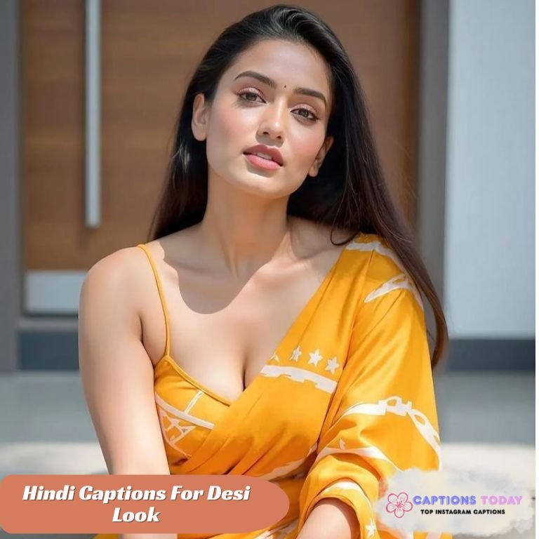 Hindi Captions For Desi Look
