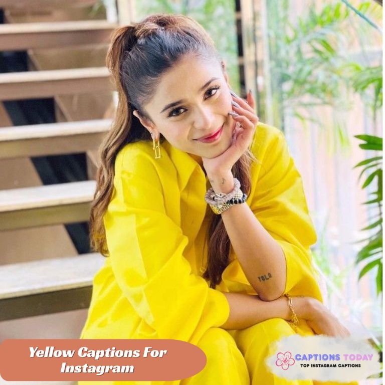 Yellow Captions For Instagram