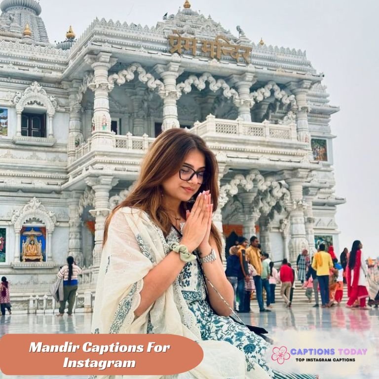 Mandir Captions For Instagram