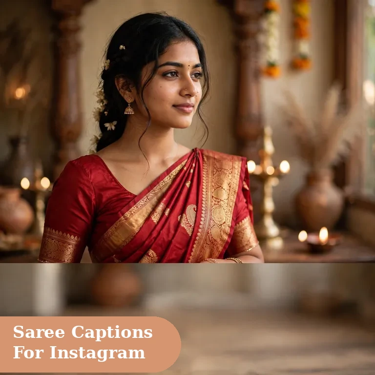 Saree Captions For Instagram 180 Elegant Lines For Your Drape
