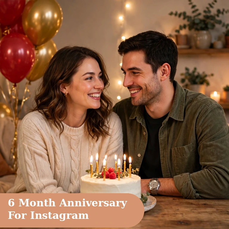 6 month anniversary captions for instagram