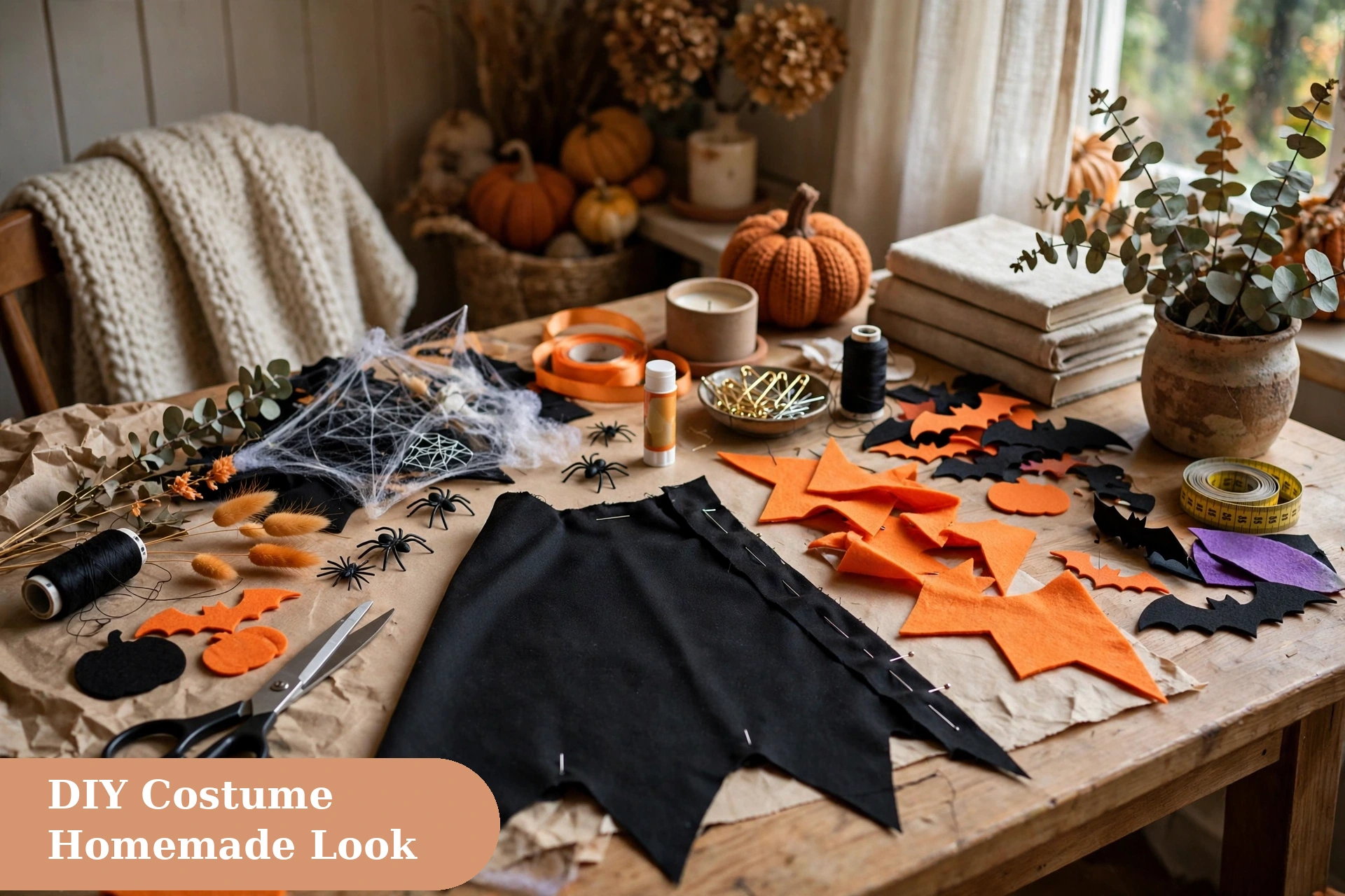 Costume captions for instagram with a DIY homemade Halloween costume